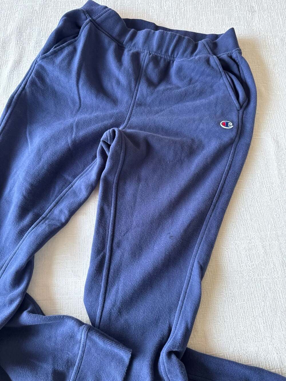 Champion Navy Blue Powerblend Fleece Joggers Sweatpants Medium